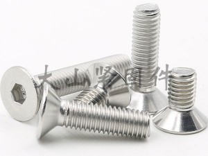 Countersunk head hex socket head bolts